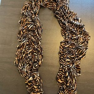 Animal printed scarf